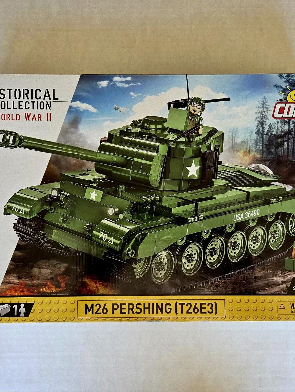Cobi M26 Pershing Tank Historical Collection WWII 2564 Block Model 904 Piece NIB
